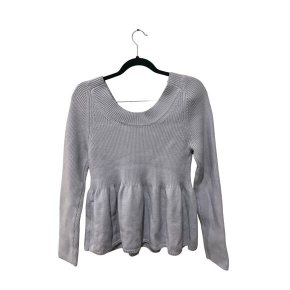 Rebecca‎ Taylor Peplum Wool Pullover Size XL - Picture 5 of 5